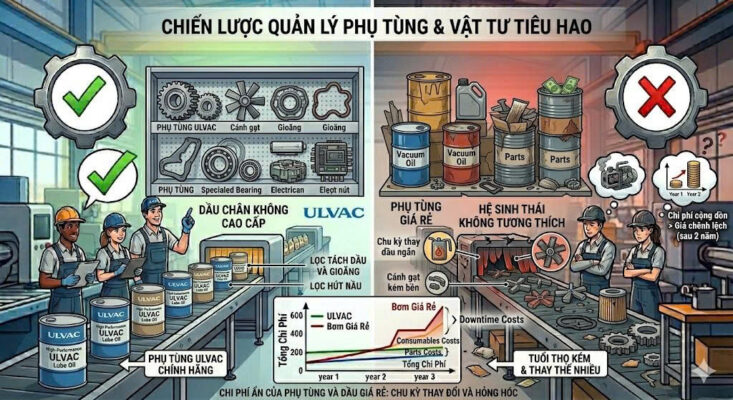 Bơm chân không giá rẻ